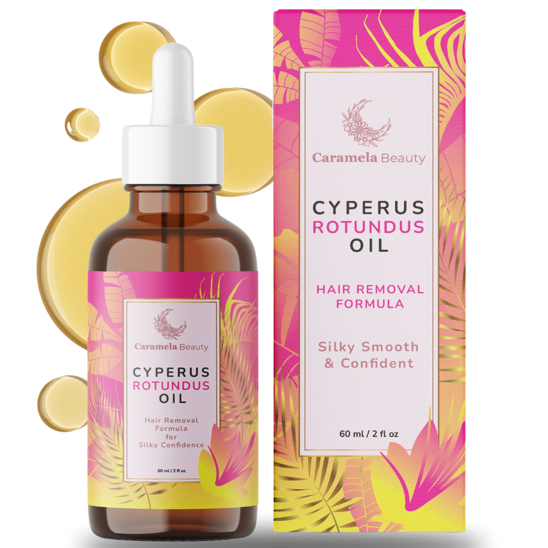 Caramela Beauty Cyperus Rotundus Oil for Natural Hair Reduction